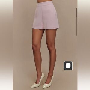 Elegant Pink Women's Shorts by Meshki